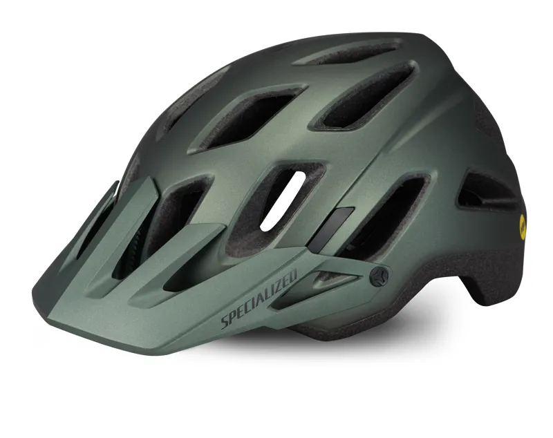 Specialized Ambush Comp Mountain Bike Helmet with ANGI Sensor in Green 