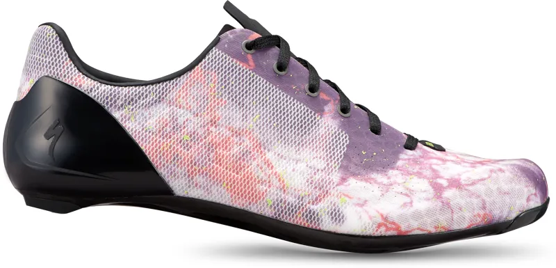 Specialized S-Works 7 Lace Road Shoes in Vivid Coral/Cast Umber