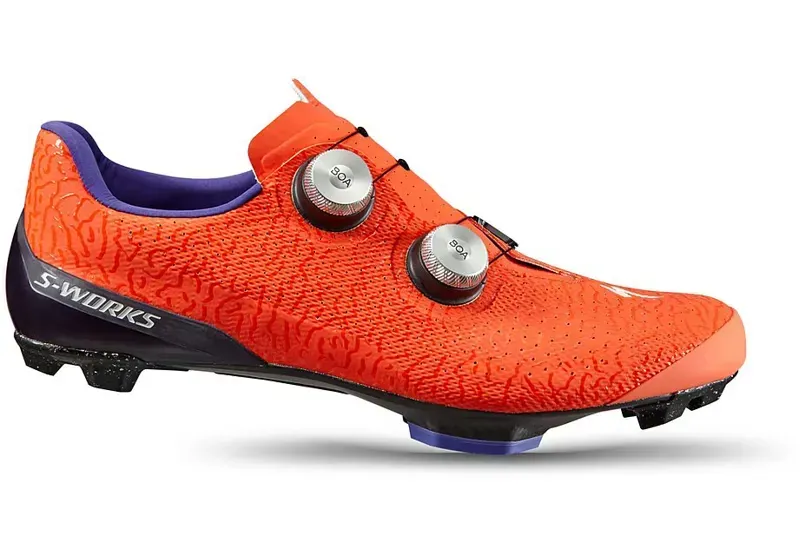 Specialized S-Works Recon MTB Shoes in Cactus Bloom/Blaze/Deep Lake