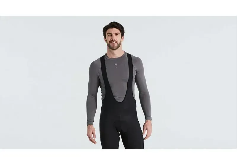 Specialized Seamless Long Sleeve Baselayer in Grey-1