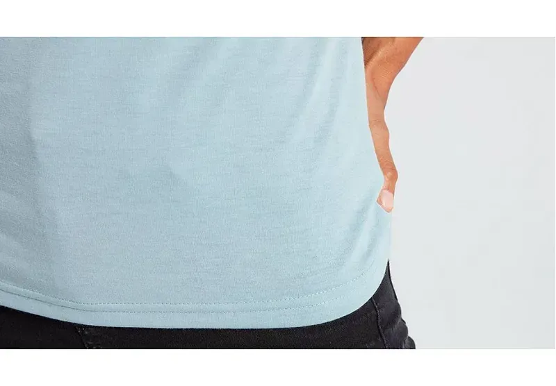 Specialized Women's S-Logo Short Sleeve T-shirt in Arctic Blue-5