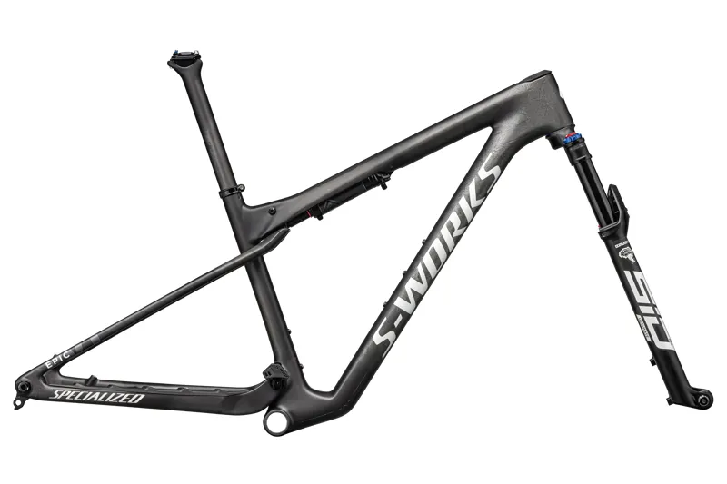 Specialized S-Works Epic World Cup Frameset In Smoke Granite/White Silver