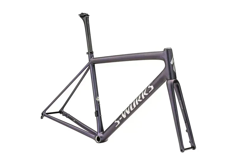 Specialized S-Works Aethos F-set in Violet Ghost Over Carbon/Chrome-1