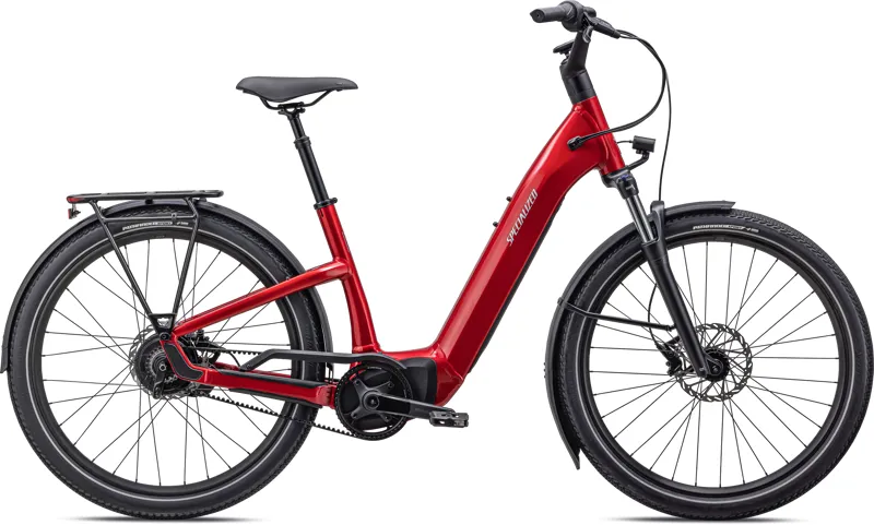 Specialized Turbo Como 4.0 IGH eBike in Red Tint/Silver Reflective