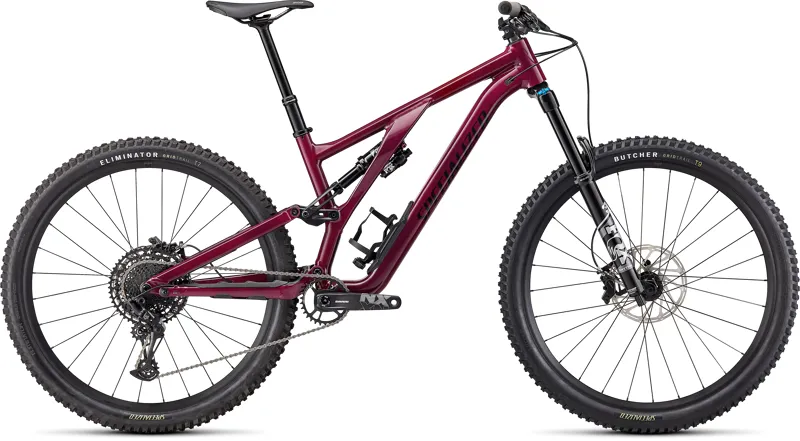 Specialized Stumpjumper EVO Comp Alloy Trail Bike in Raspberry/Black