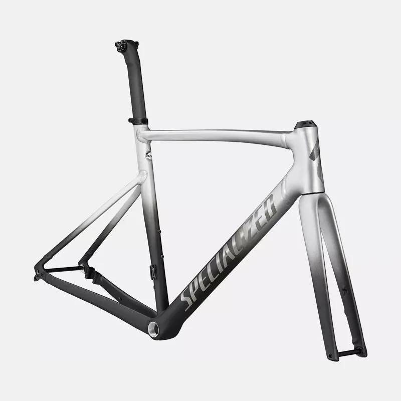 2022 Specialized Allez Sprint Frameset in Raw Aluminium/Black