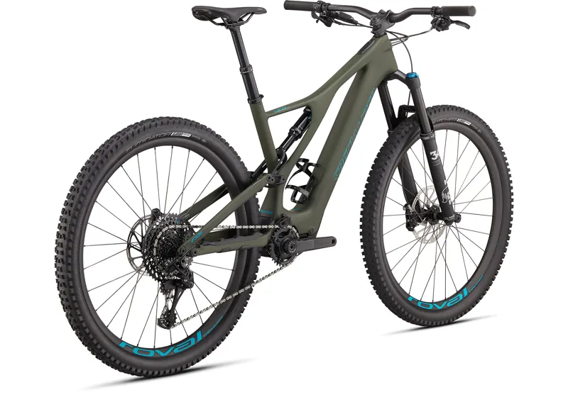 2020 Specialized Turbo Levo SL Expert Carbon Electric FS MTB in Green-1