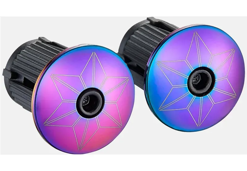 Specialized Super Sticky Kush Star Fade Bar Tape w/Plugs in Oil Slick-1