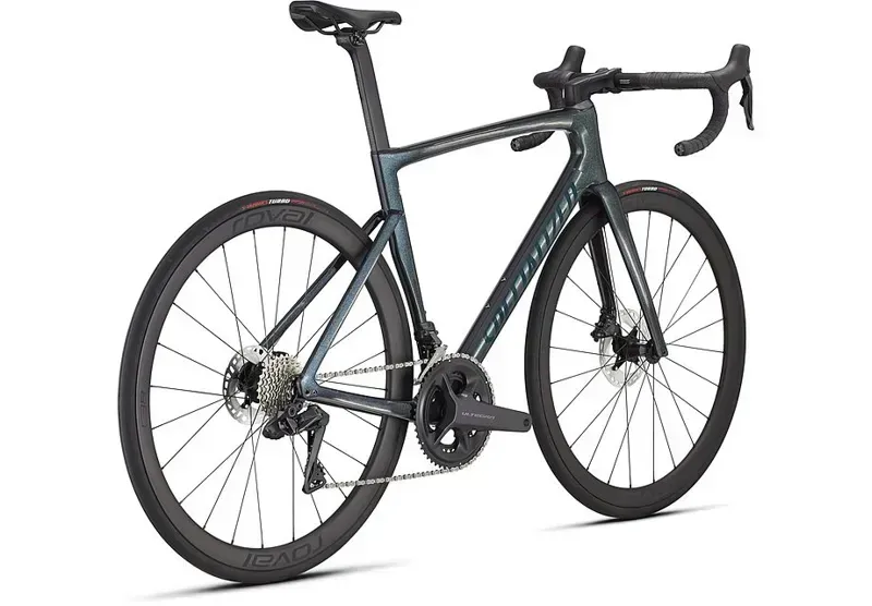 Specialized Tarmac SL7 Expert Shimano Ultegra Di2 in Gloss Carbon/Oil Tint/Forest Green-3