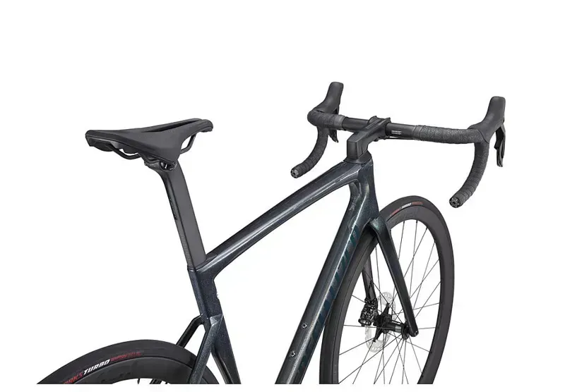 Specialized Tarmac SL7 Expert Shimano Ultegra Di2 in Gloss Carbon/Oil Tint/Forest Green-4