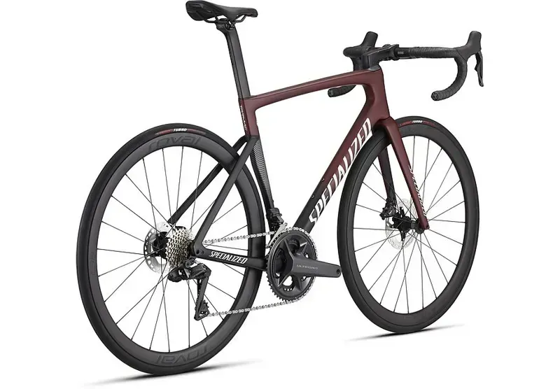 Specialized Tarmac SL7 Expert Shimano Ultegra Di2 in Maroon/Black/Light Silver-3