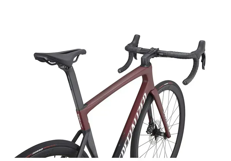 Specialized Tarmac SL7 Expert Shimano Ultegra Di2 in Maroon/Black/Light Silver-4