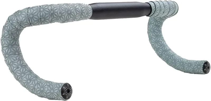 Supacaz Super Sticky Kush Gravel Tape w/ Ano. Plugs in Gunmetal/Black-6